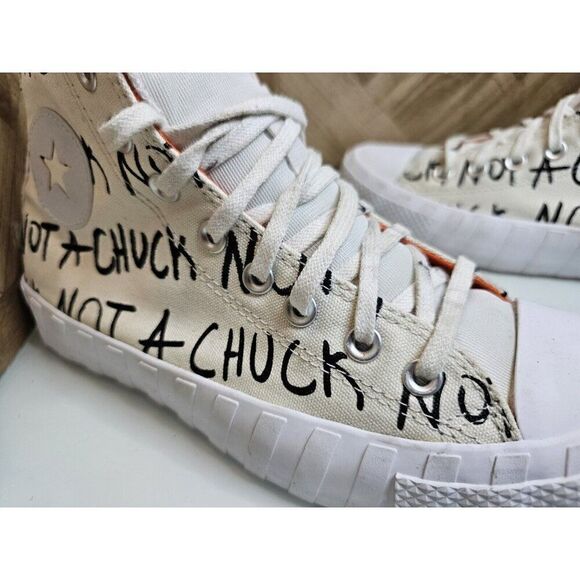 Converse Men's All Star Fashion Hi-top Not A Chuck White Size 8.  190 - Picture 2 of 12